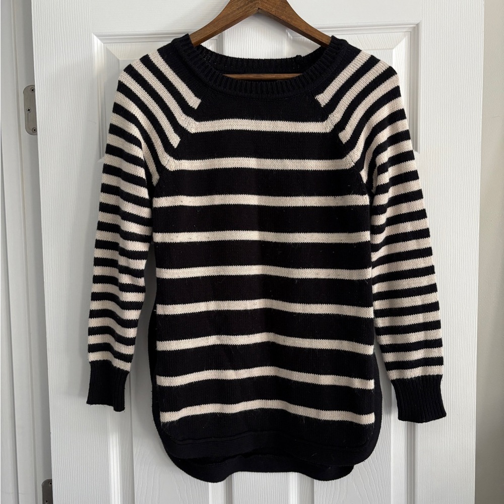 Striped Black and cream Sweater